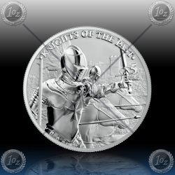 1oz MALTA 5 EVRO 2021 (Knights of the Past) BU